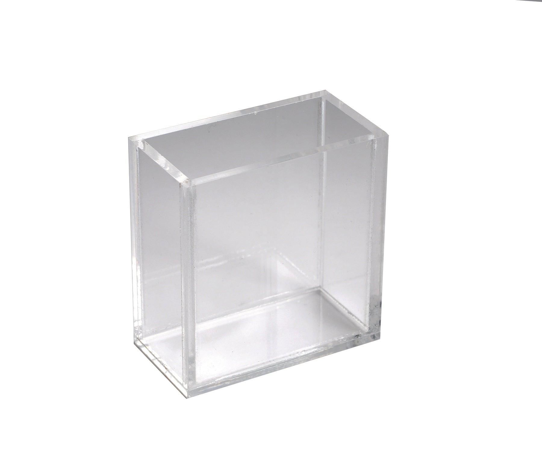 United Scientific® Rectangular Refraction Cell, Acrylic, 6cm X 3cm X 6.2cm High