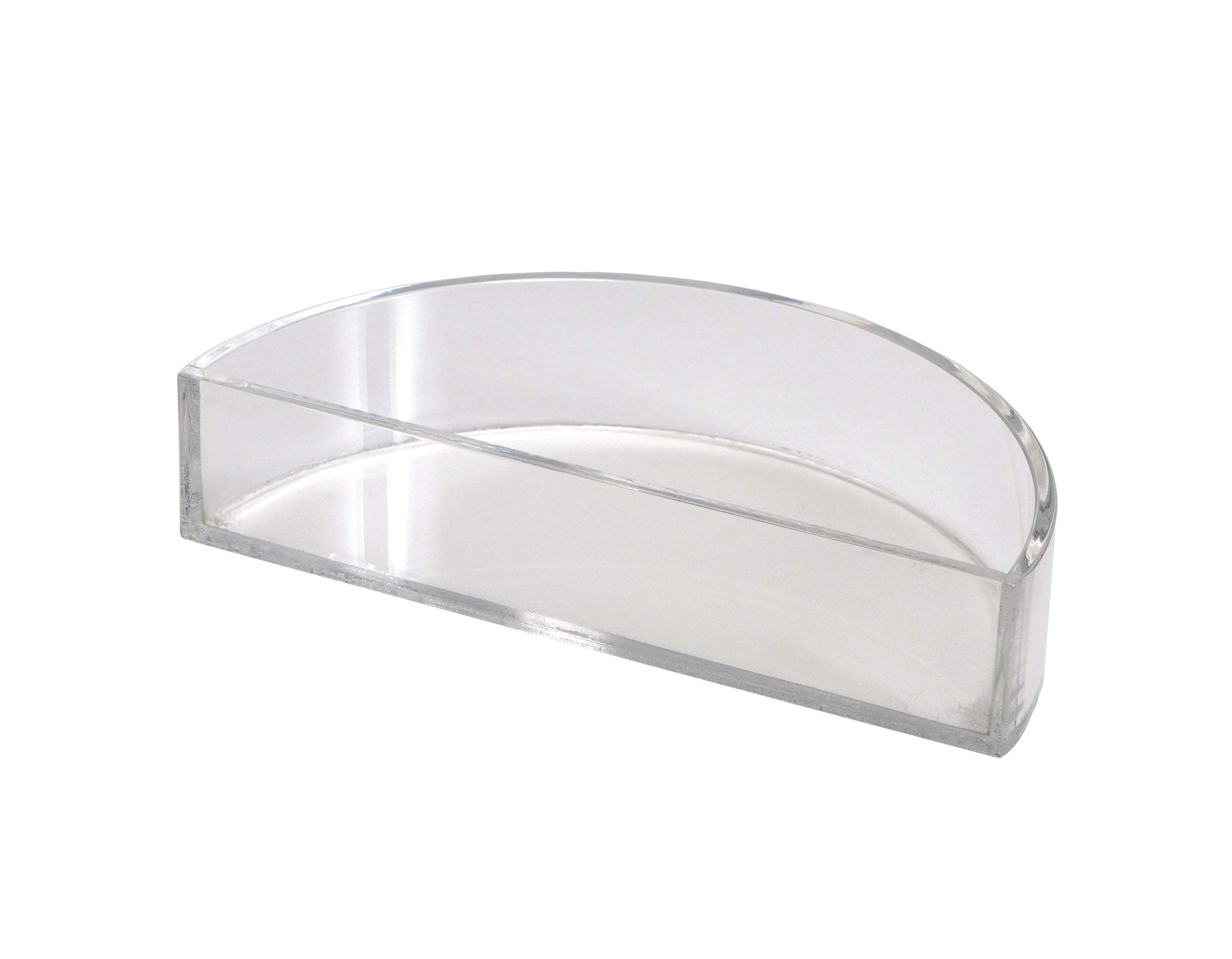 United Scientific® Semi-Circular Refraction Cell, Acrylic, 12cm Dia X 2.5cm High