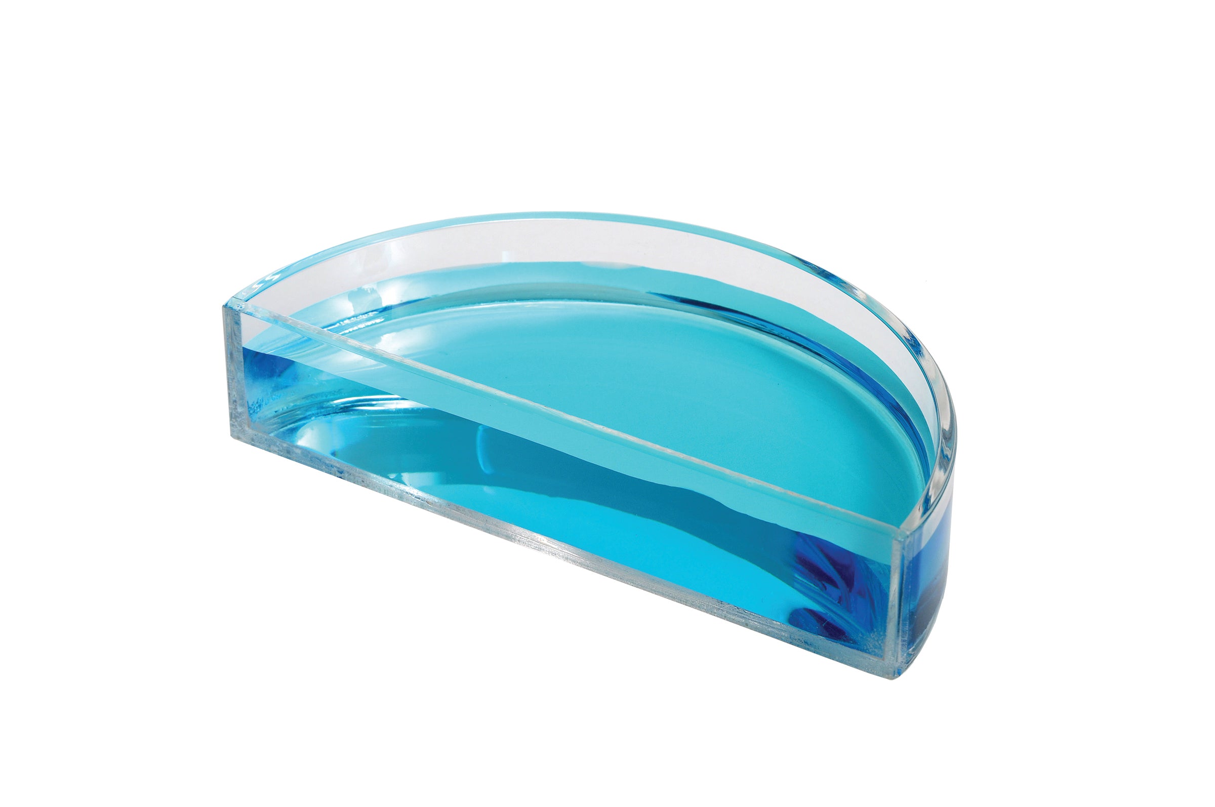 United Scientific® Semi-Circular Refraction Cell, Acrylic, 12cm Dia X 2.5cm High