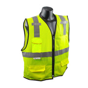 Radians SV7E Surveyor Class 2 Safety Vest, Color: Lime Green, Size: Large/Extra Large. Priced and sold by each.