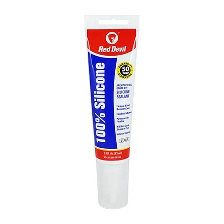 Silicone Caulk, 100% SIL-CLR (2.8 HG TB)