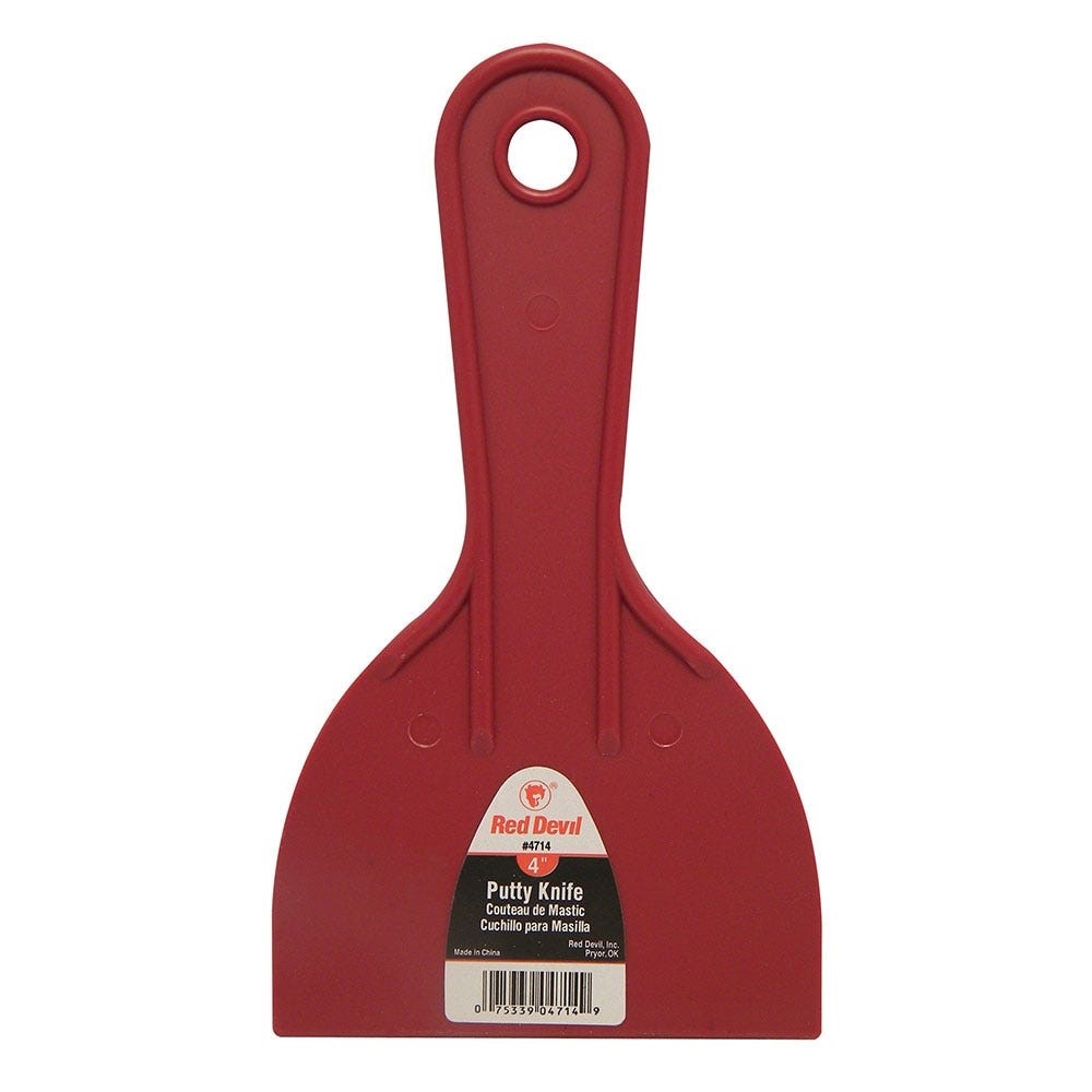 Red Devil 4700 Series 4" Plastic Putty Knife,  36/Pack