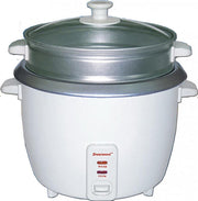 Brentwood 15-Cup 2.5-Liter Rice Cooker and Food Steamer - White
