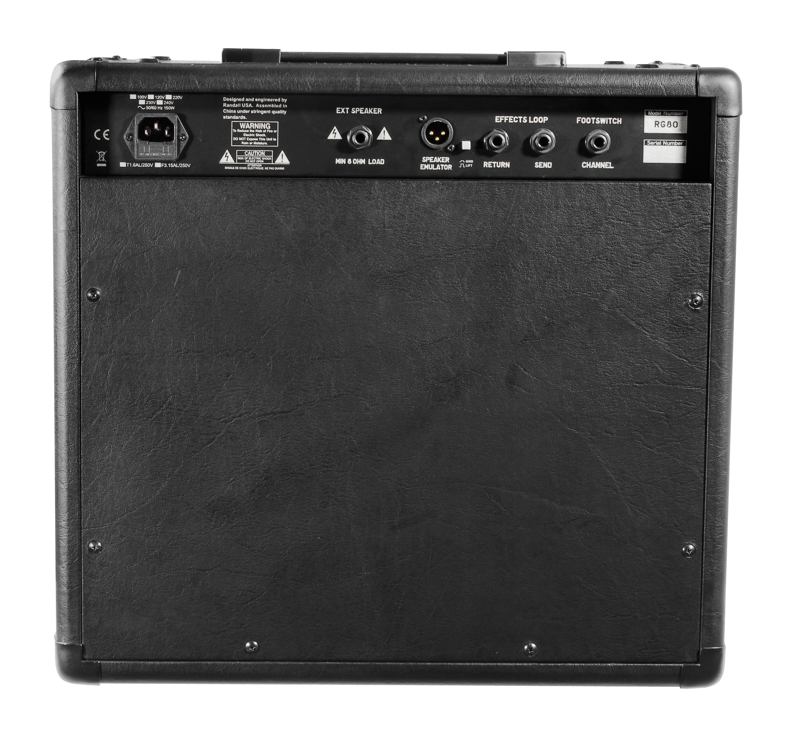 Randall RG80 2 Channel 80 Watt Solid State Guitar Combo Amplifier