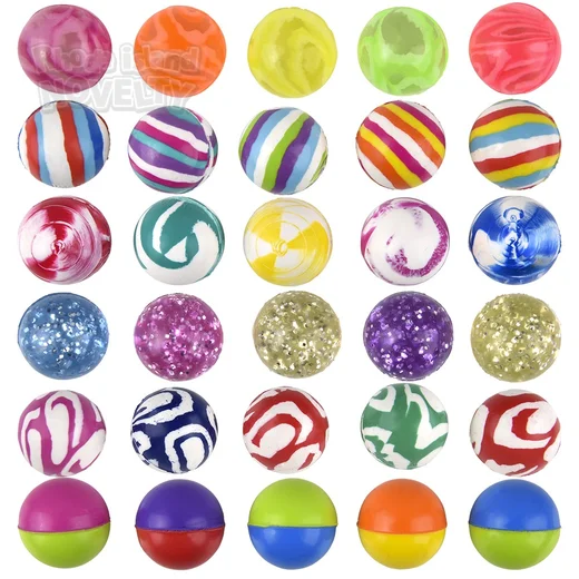 7mm) Hi-Bounce Balls Assortment-Carded,Pack of 12