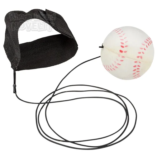 2.25" Wrist Band Return Baseball,Pack of 12