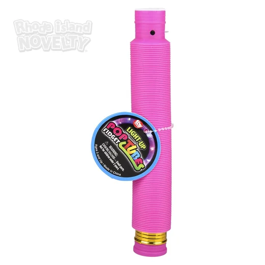8" Light-Up Fidget Tube,Pack of 12