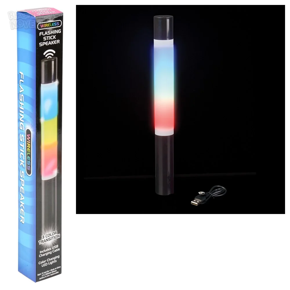 12" Wireless Flashing Stick Speaker