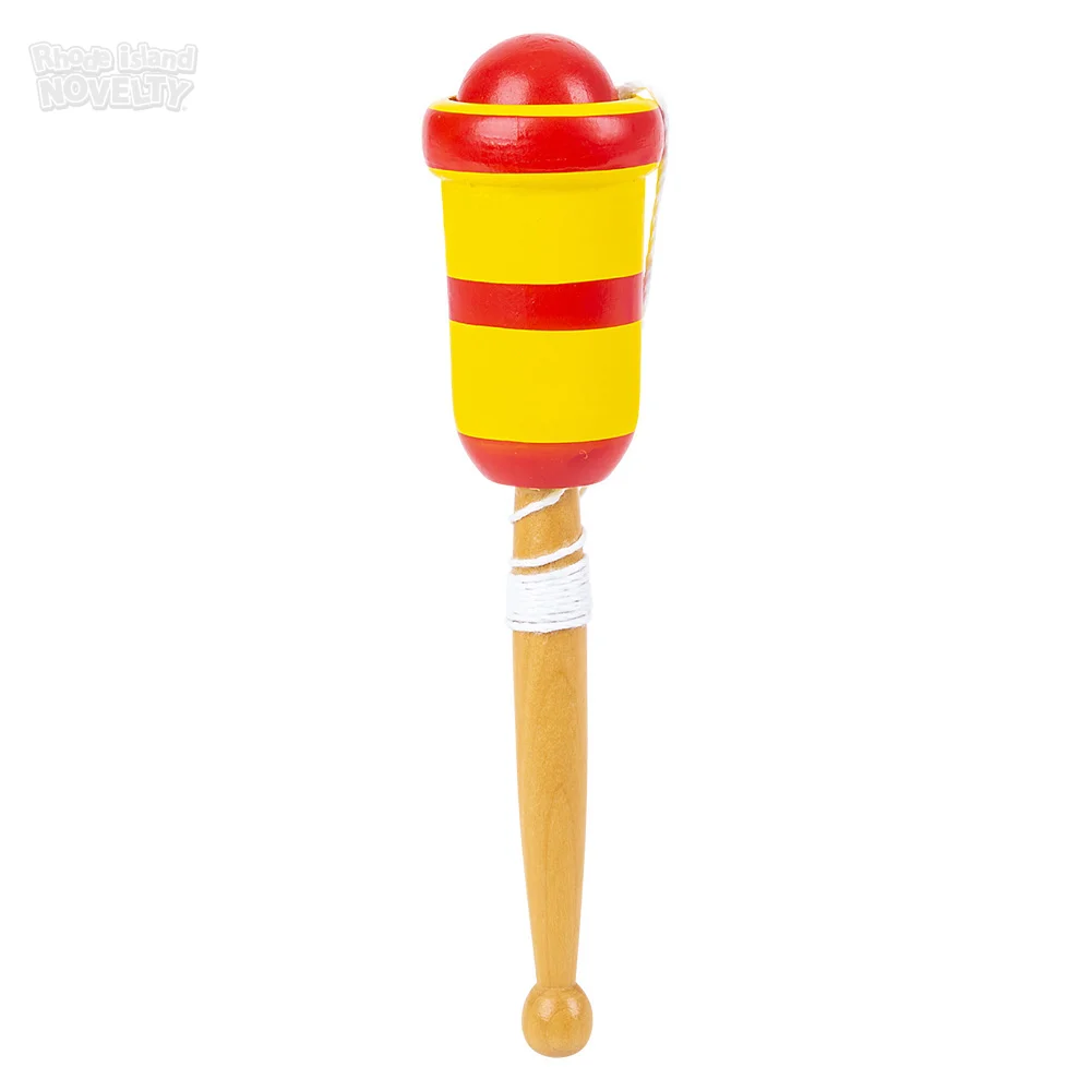 7.5" Wooden Catch Ball Game,Pack of 12