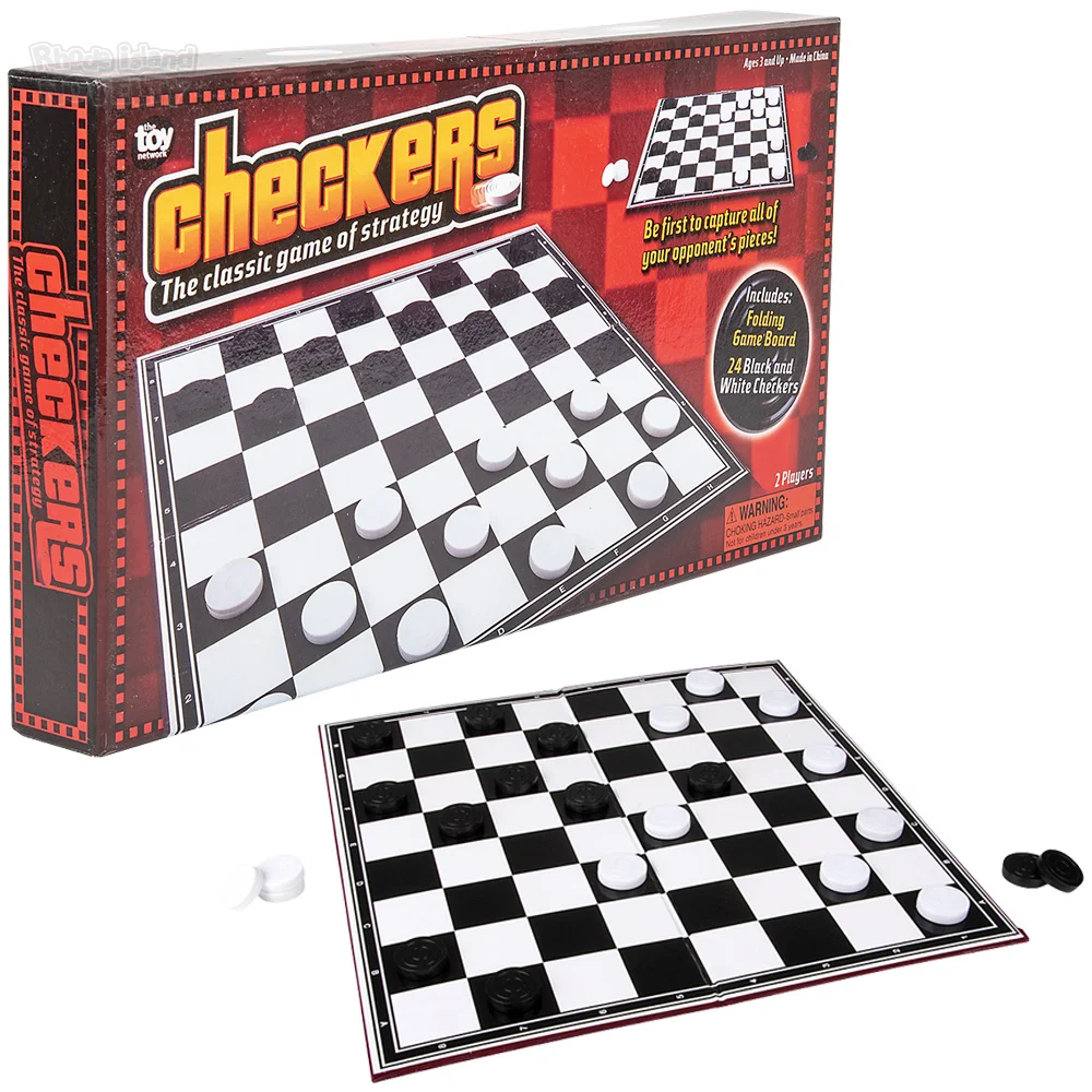 4" Checkers Set