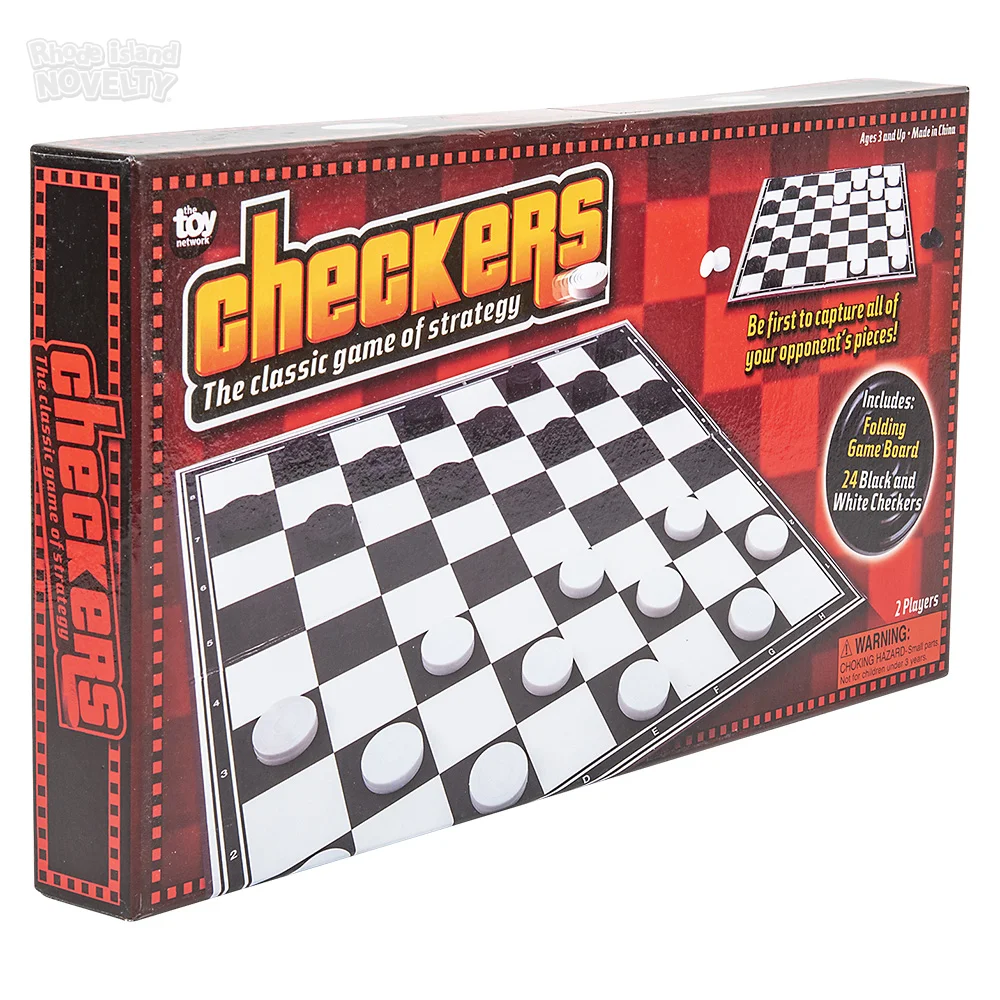 4" Checkers Set