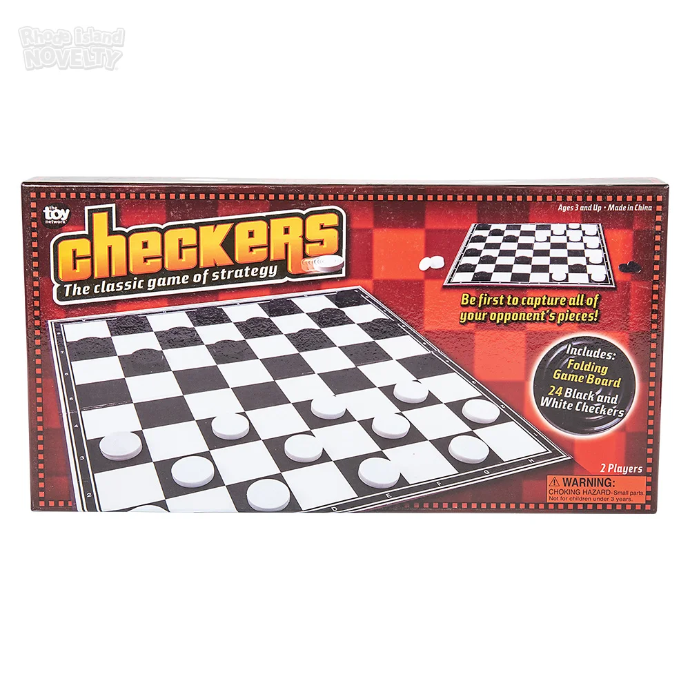 4" Checkers Set