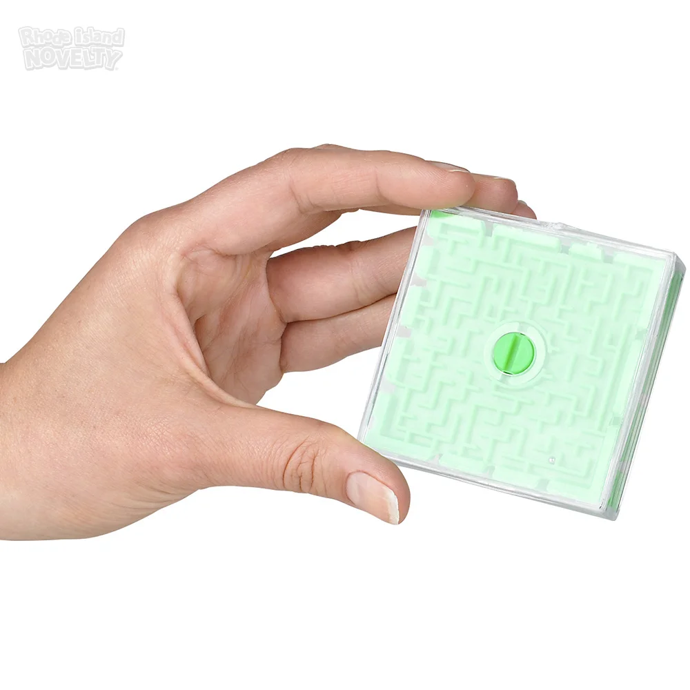 2.5" Plastic Maze Game,Pack of 12