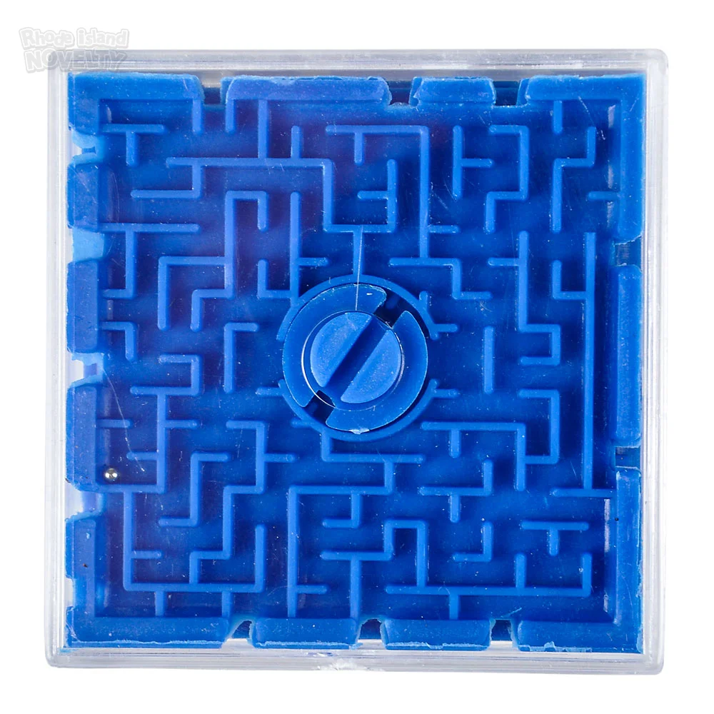 2.5" Plastic Maze Game,Pack of 12