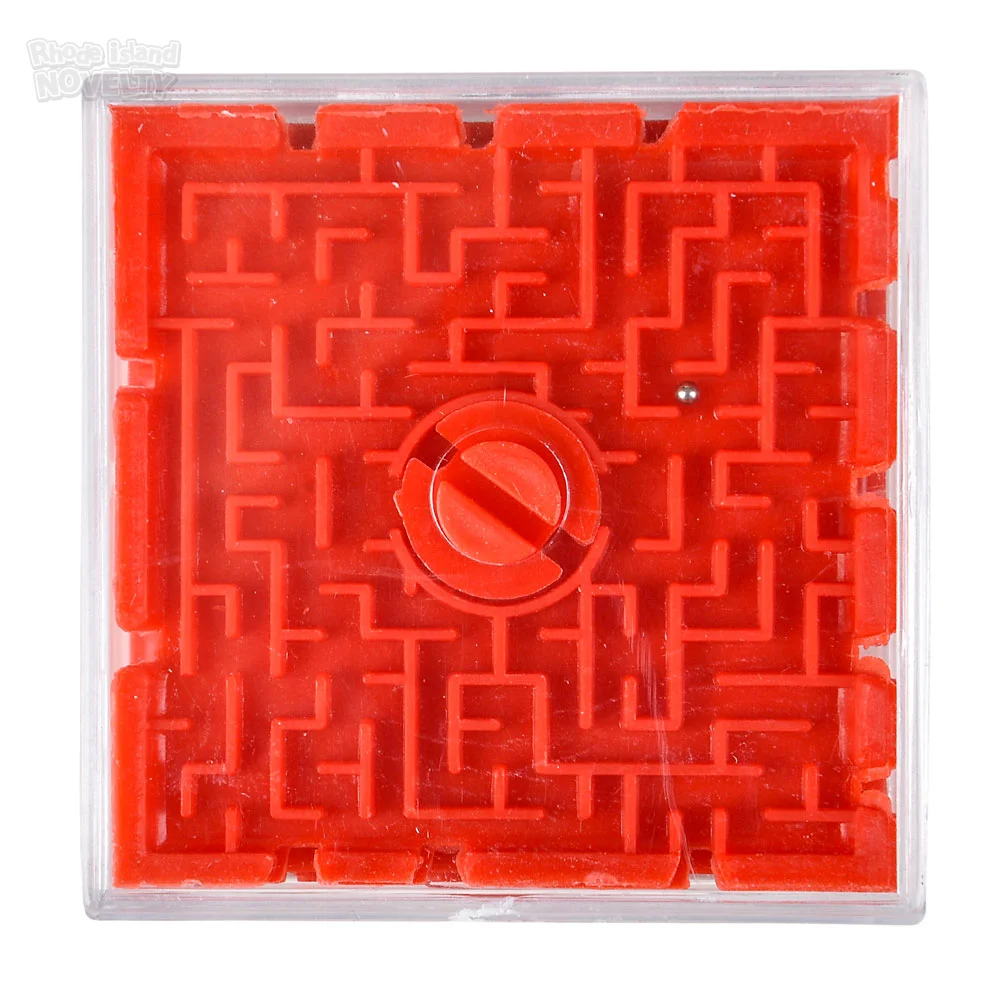 2.5" Plastic Maze Game,Pack of 12