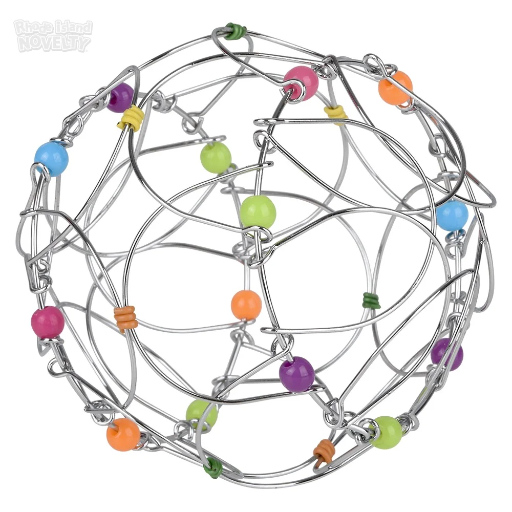 Metal Wire Fidget Puzzle 4",Pack of 12