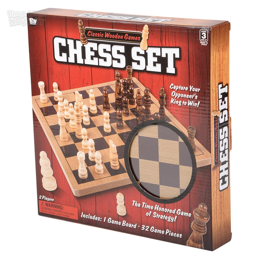 10" Wooden Chess Set