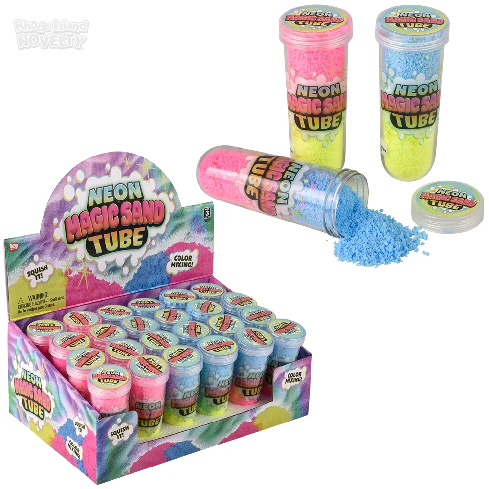 3.75" Neon Magic Soft Putty Tube 24ct