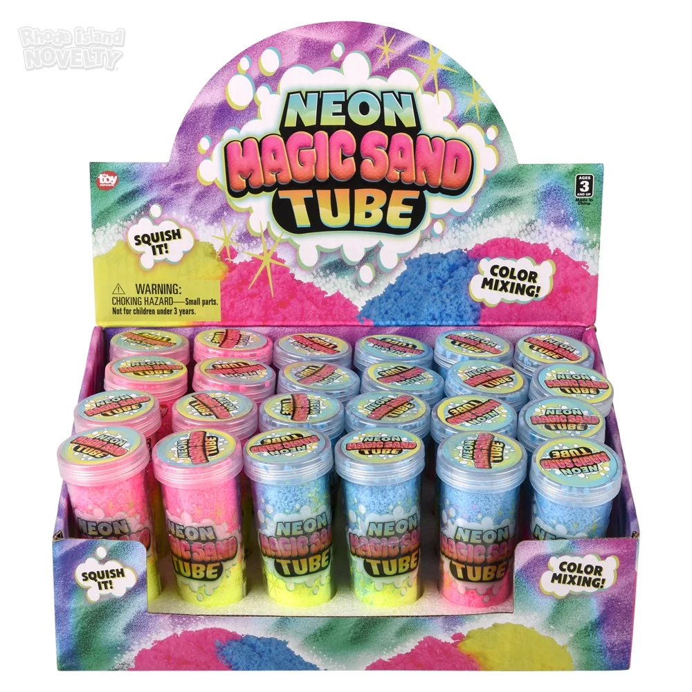 3.75" Neon Magic Soft Putty Tube 24ct