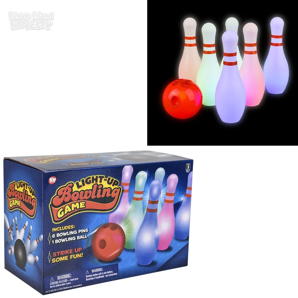 8" Light-Up Bowling Set