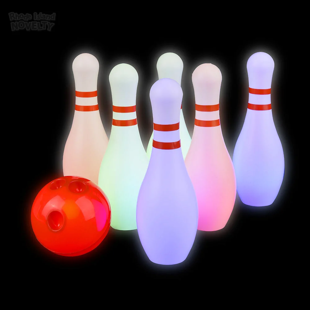 8" Light-Up Bowling Set