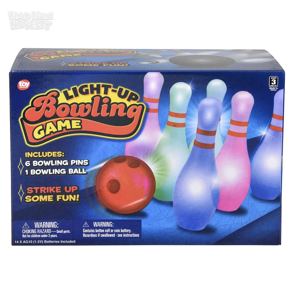 8" Light-Up Bowling Set