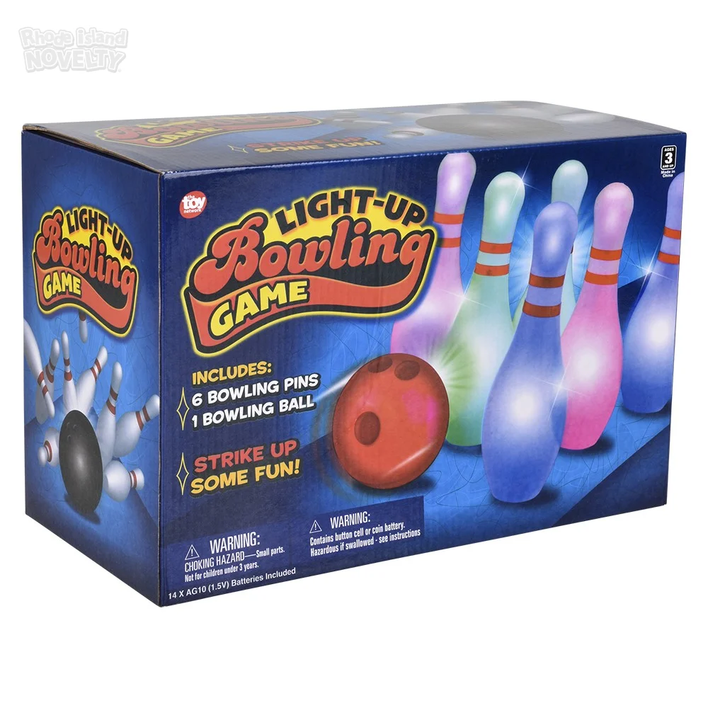 8" Light-Up Bowling Set