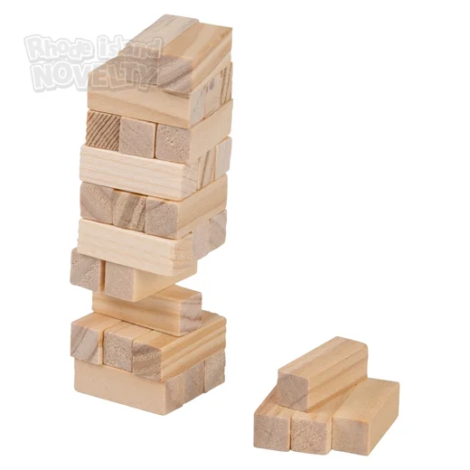Mini Wooden Tower Game 4"