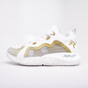 RIP-IT Women’s Future Volleyball Shoe - Size 6.5 - White/Navy/Blue