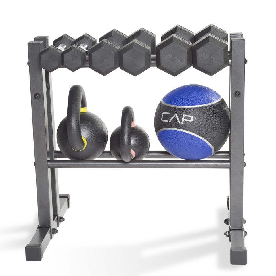 CAP Utility Storage Rack for Dumbbells, Medicine Balls and Kettlebells, 24 in