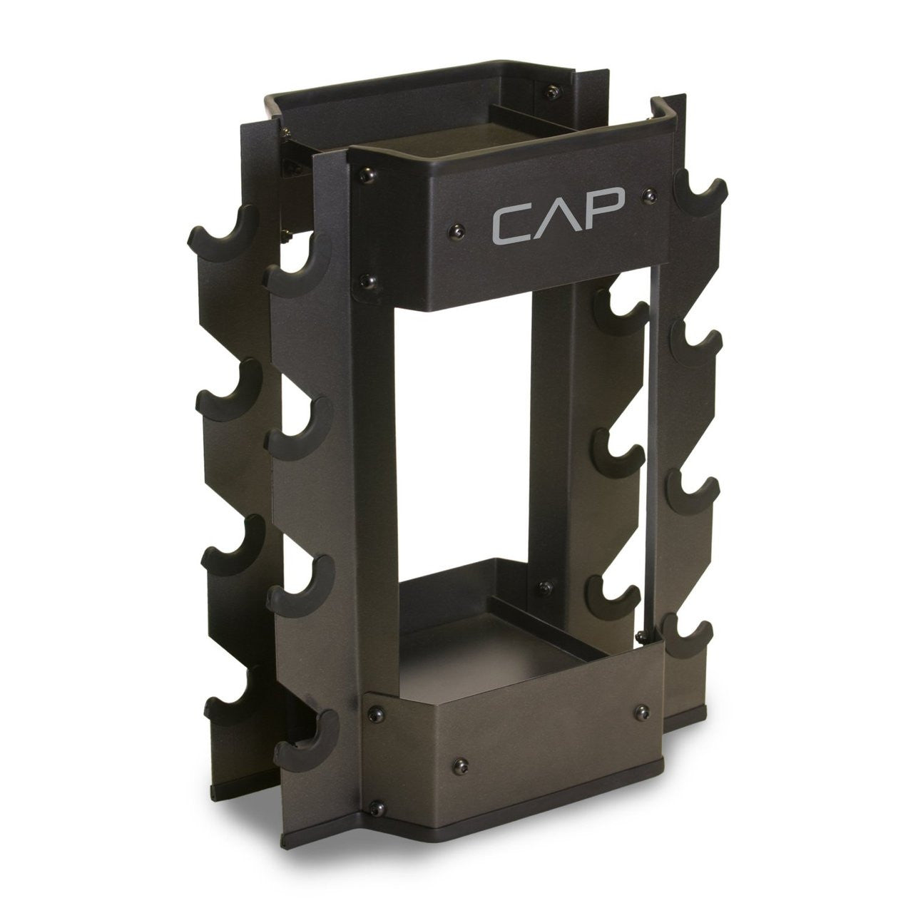 CAP Dumbbell and Kettlebell Storage Rack - Dark Charcoal