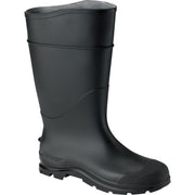 Servus Men's Size 9 Black Plain Toe PVC Rubber Boot