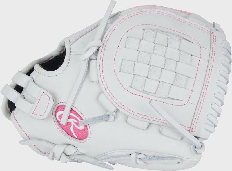Rawlings Liberty Advanced 11.5-Inch Sofball Glove  - Right Hand Thrower - White/Pink
