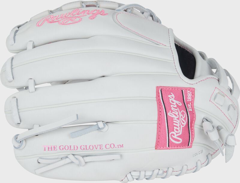 Rawlings Liberty Advanced 11.5-Inch Sofball Glove  - Right Hand Thrower - White/Pink