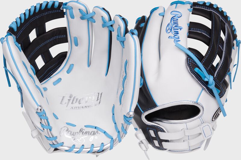 Rawlings Liberty Advanced 12.25-Inch Sofball Glove  - Left Hand Thrower - White/Black Speedshell