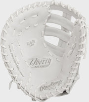 Rawlings Liberty Advanced First Base Mitt 13-Inch Softball Glove  - Left Hand Thrower - White