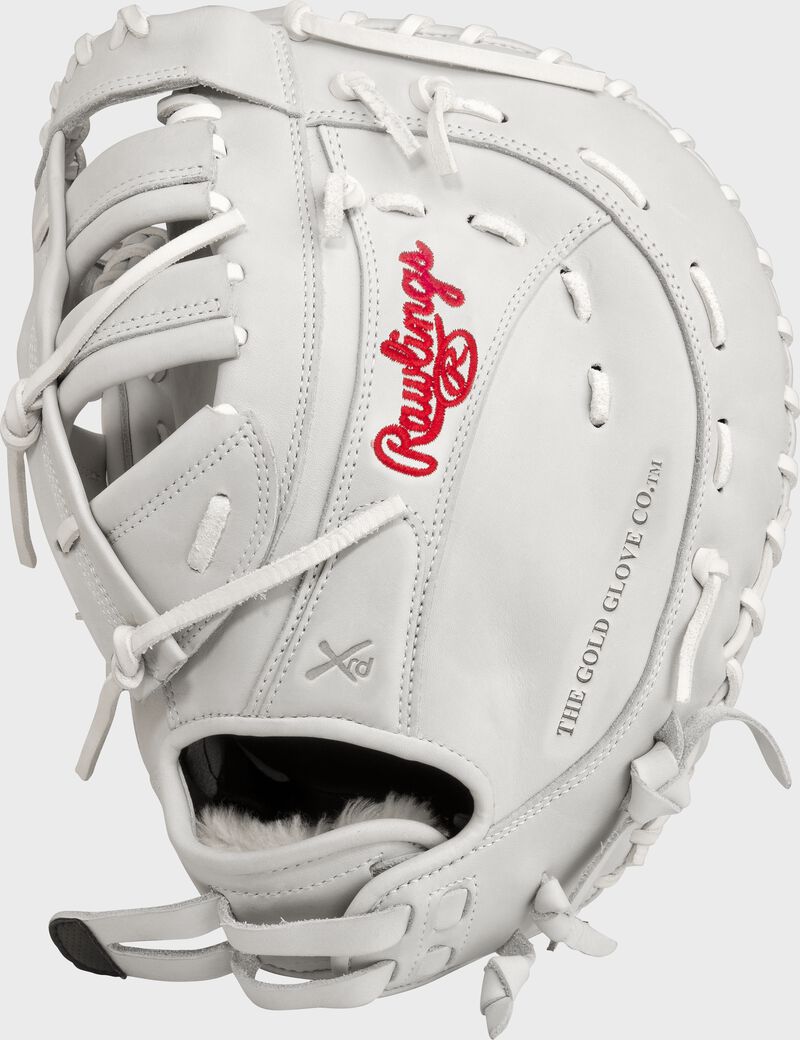 Rawlings Liberty Advanced First Base Mitt 13-Inch Softball Glove  - Left Hand Thrower - White