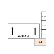 ADA Ramp, 24" Height, Option 3 - 5' x 8' Top Platform Right