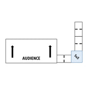 ADA Ramp, 24" Height, Option 4 - "L" Shape Right