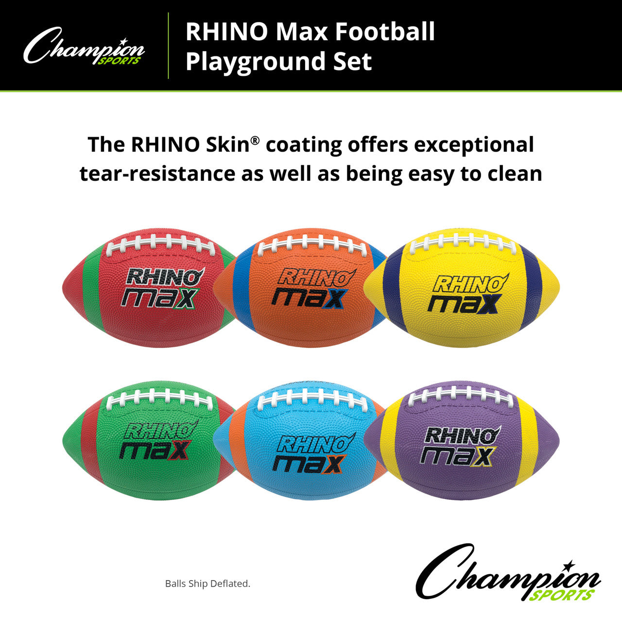8.5" Rhino Max Football Playground Set