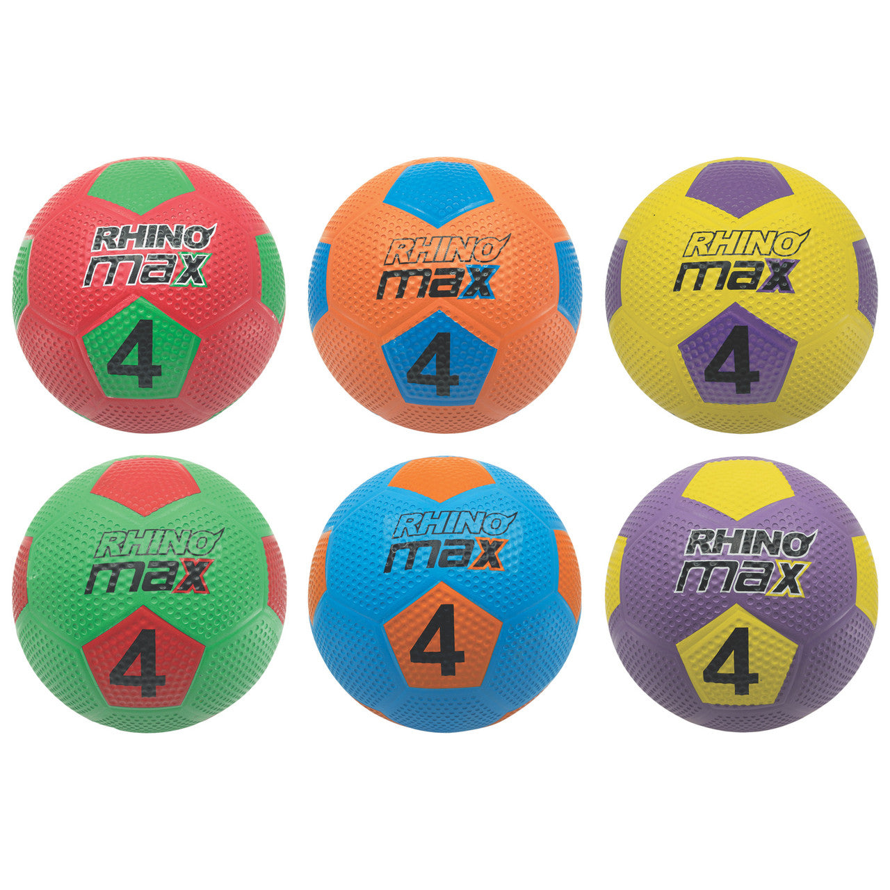8.5" Rhino Max Playground Soccer Ball Set