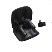 ASUS - ROG Cetra True Wireless SpeedNova Adaptive Active Noise Cancelation - High-resolution 24-bit 96 KHz Audio - Black