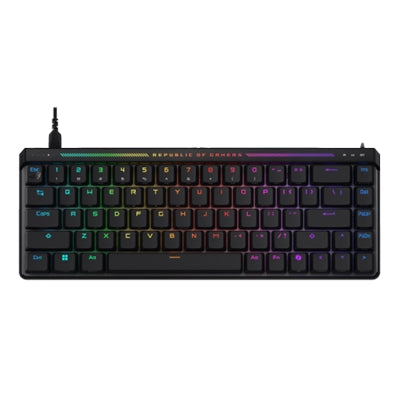 ASUS - ROG Falchion Ace 65% Wired Analog Gaming Keyboard with ROG HFX Magnetic Switches and Rapid Trigger Toggle - Black