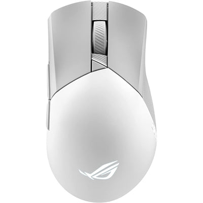 ASUS - ROG Gladius III Wireless Mouse - 36000 DPI, 6 Buttons, 2.4GHz/Bluetooth/Wired - Wireless - White