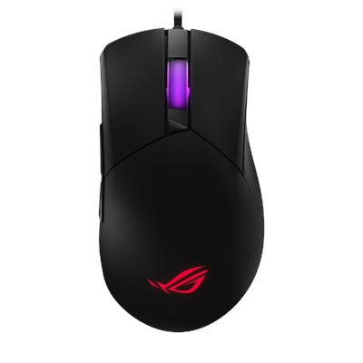 ASUS - ROG Gladius III Core Lightweight Optical Ergonomic Gaming Mouse - Wired - Black