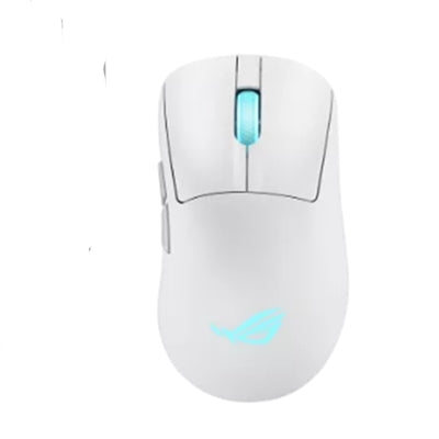 ASUS - ROG Keris II Wireless Gaming Mouse, 64g, 42K DPI, ROG Switches, SpeedNova Wireless, Bluetooth - Moonlight White - Wireless - Moonllight White