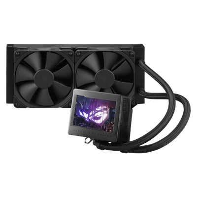 ASUS - ROG Ryujin III 240 AIO Liquid Cooler, 240mm Rad, Asetek 8th Gen, 2x Noctua Fans, 3.5" LCD - Color LCD