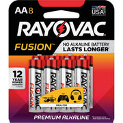 815-8TFUSK Rayovac Fusion AA Alkaline Battery (8-Pack)