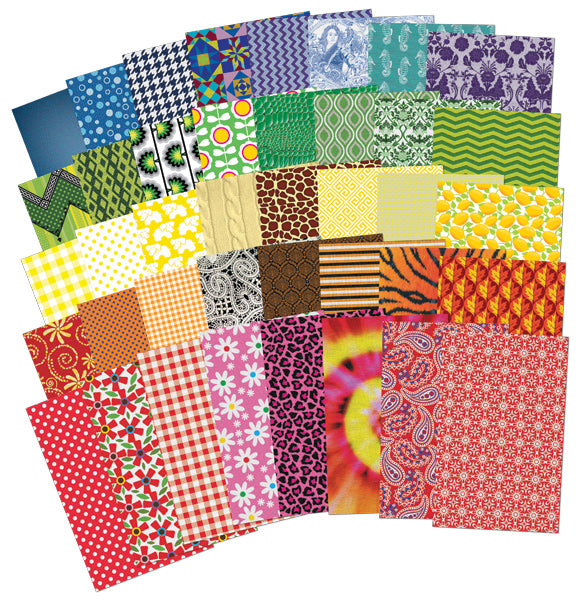 All Kinds of Fabric Paper  200 sheets
