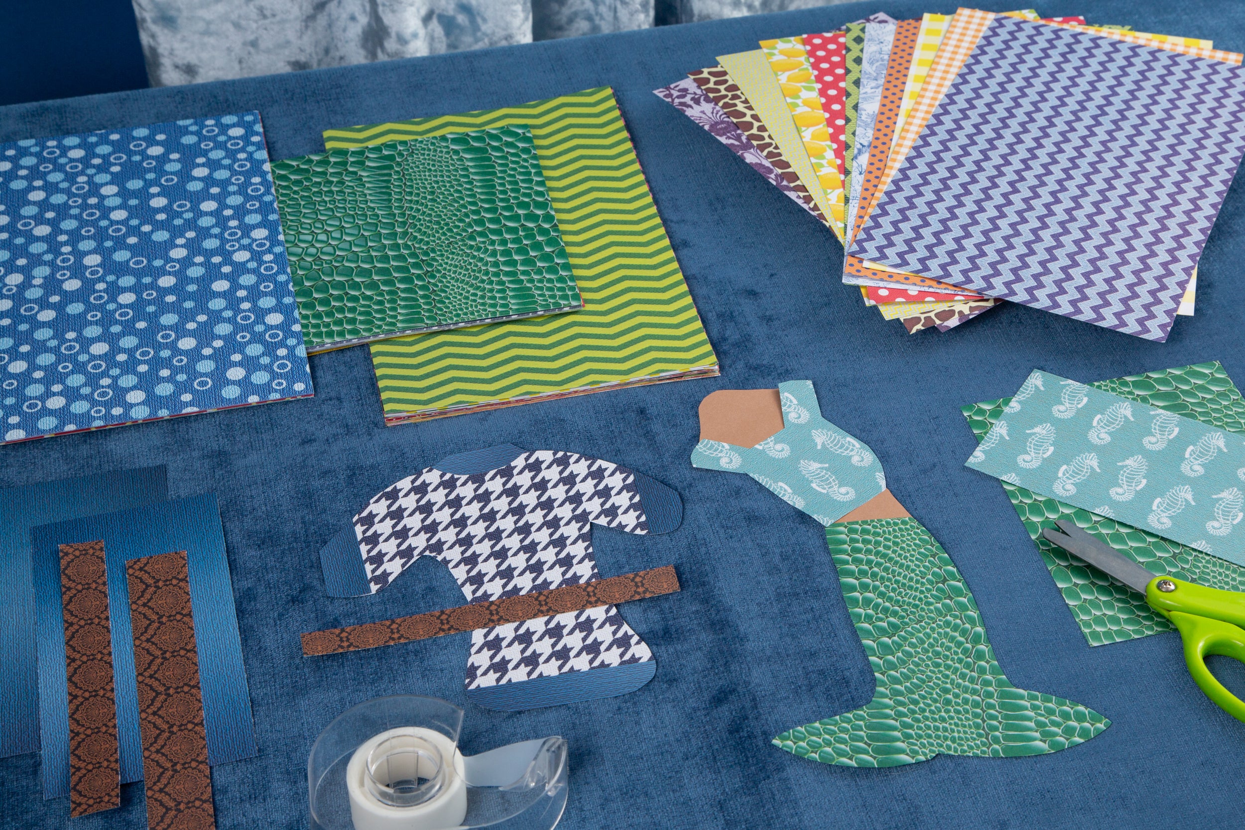 All Kinds of Fabric Paper  200 sheets